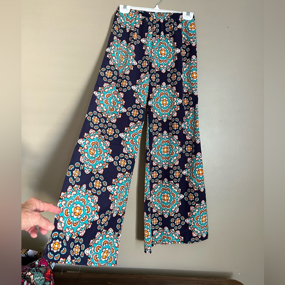 Peach Love Cream Palazzo Pants
